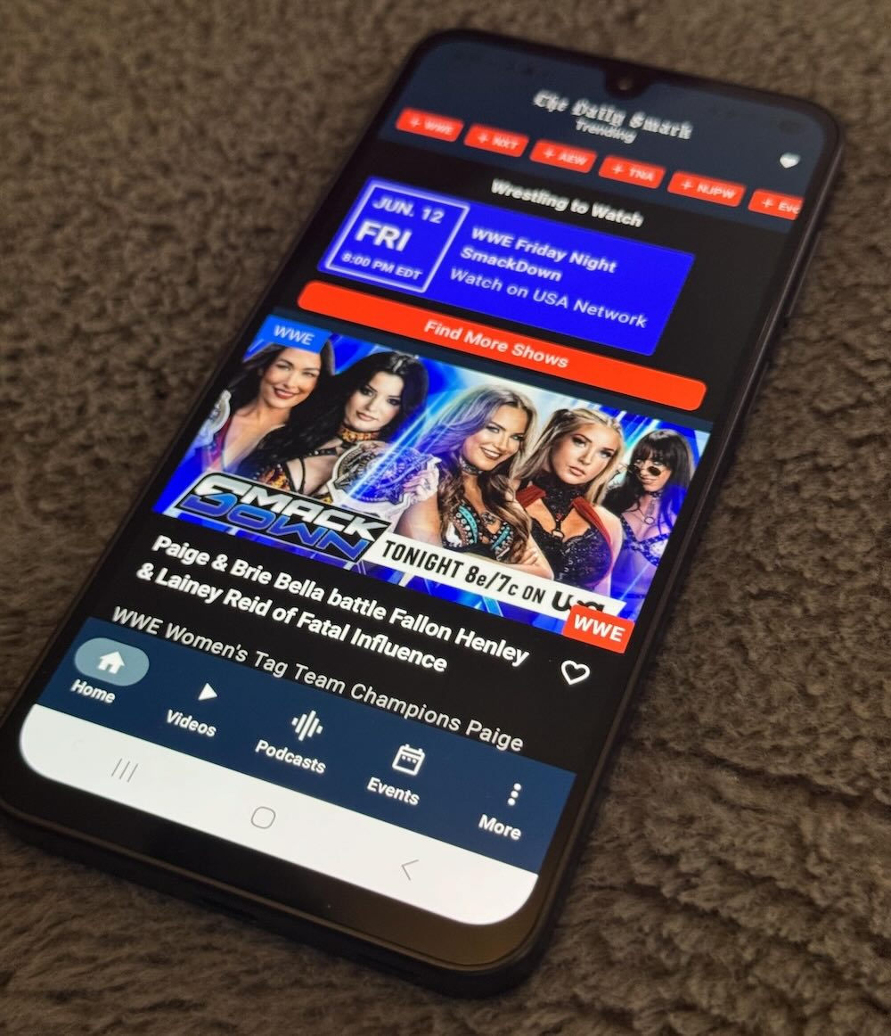 A preview of The Daily Smark Android app